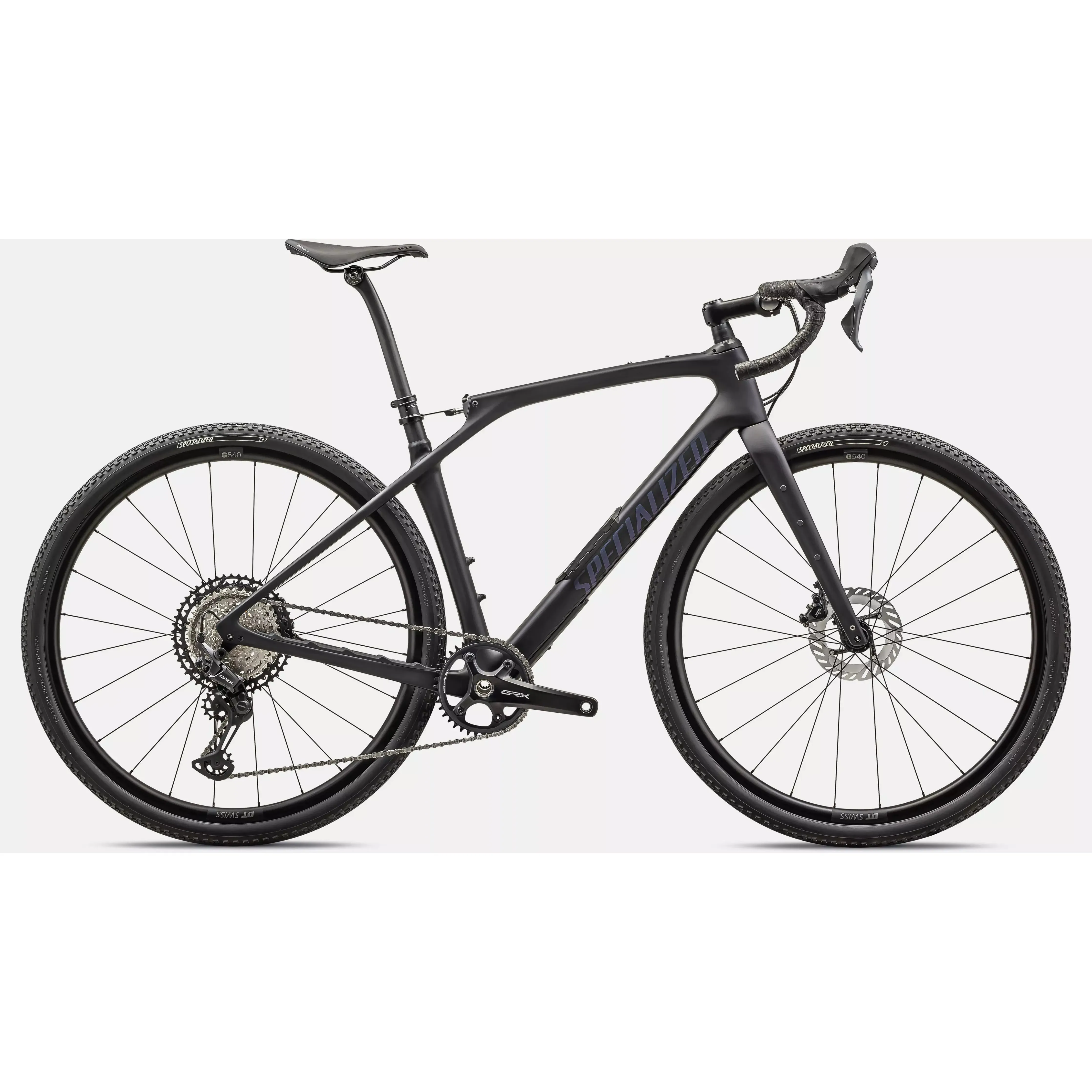2024 Specialized Diverge STR Comp - Satin Metallic Midnight Shadow / Violet Ghost Pearl