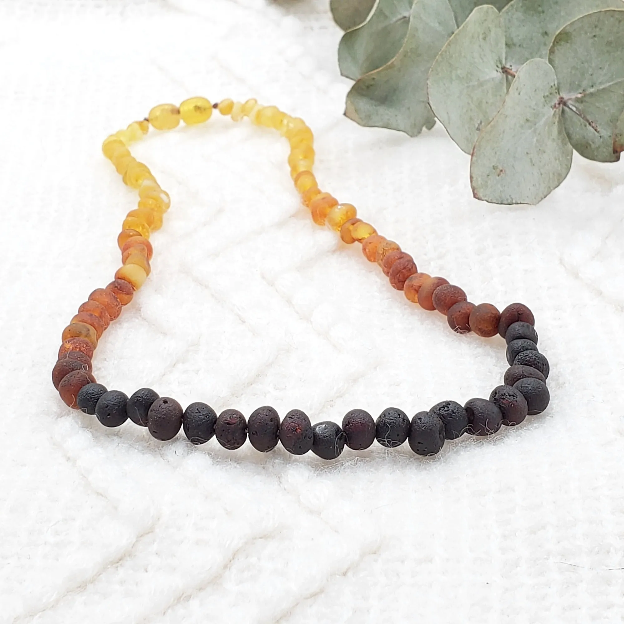 Adults | Raw Ombre Aromatherapy Necklace
