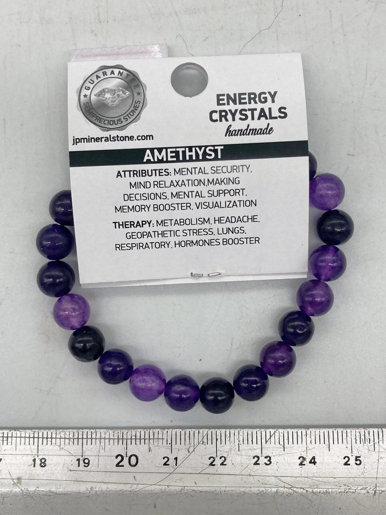 Amethyst Natural Crystal 8MM Beads Bracelets, Wrist Gemstone Bracelet, Strechy Bracelet, Beaded Bracelet, Hand Made Gift, Crystal Bracelet