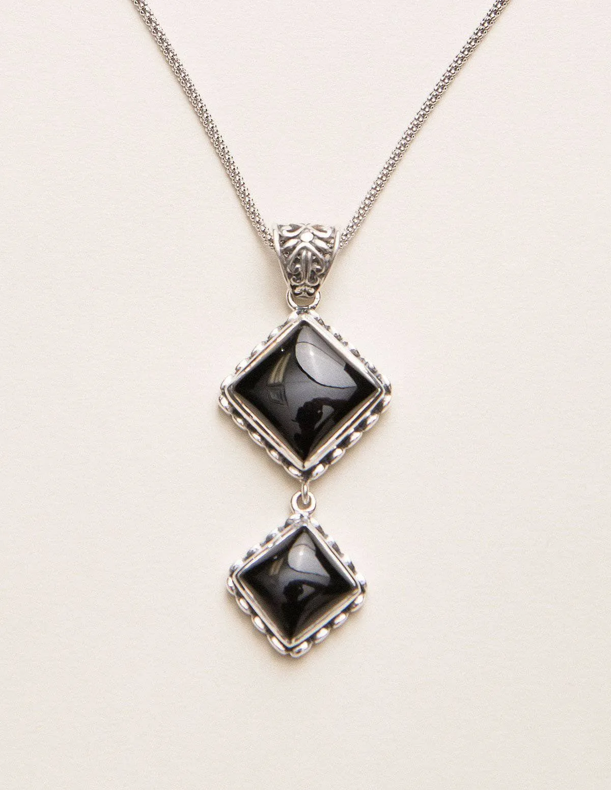 Black Onyx Vintage Pendant