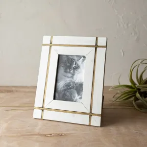Brass Bordered 4x6 Picture Frame