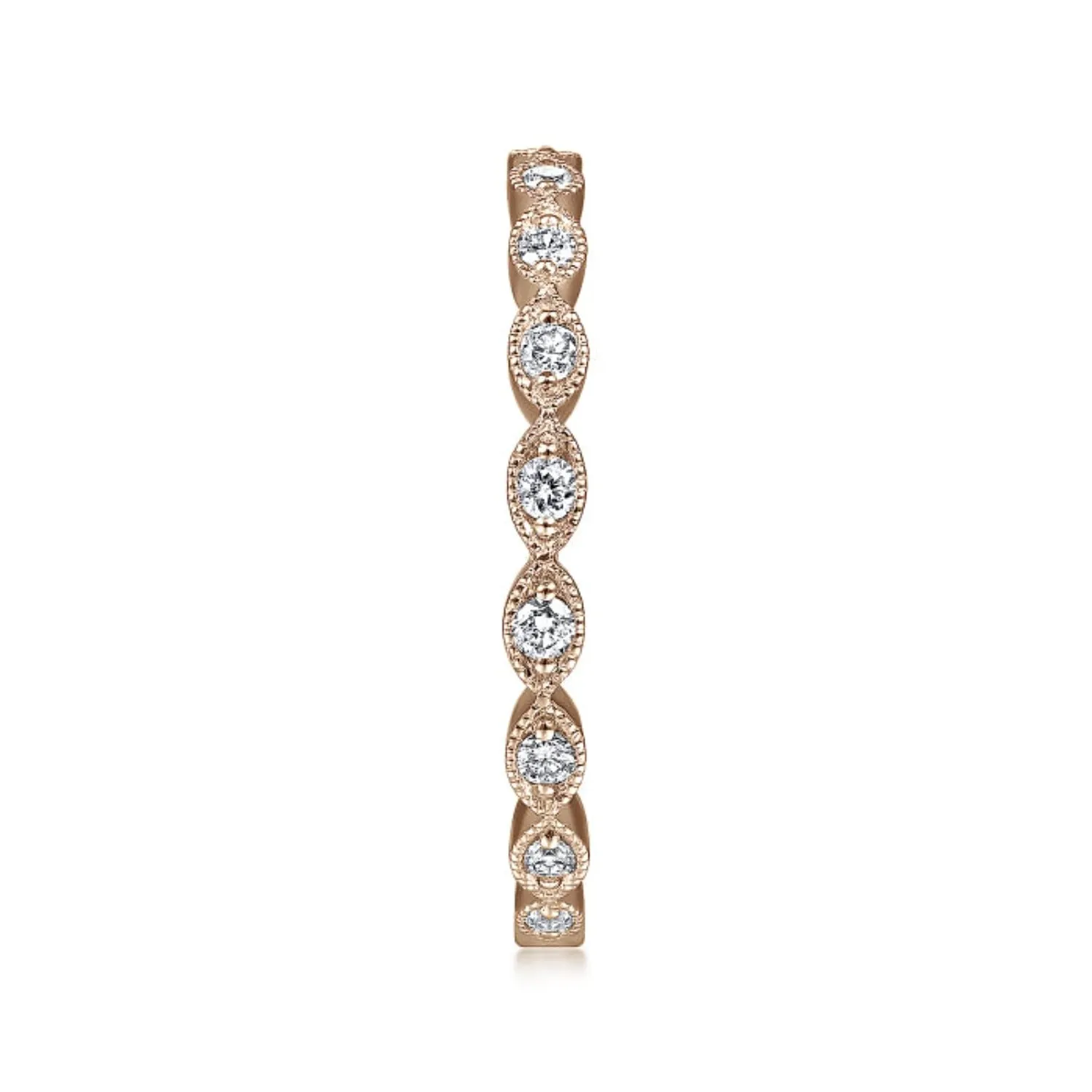 Gabriel & Co. Marquise Shaped Stackable Ring