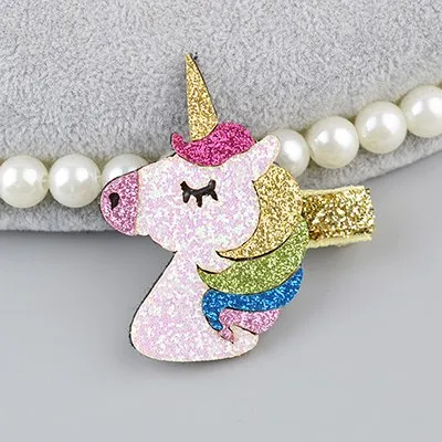 Gilter Unicorn/Star Hair Clips for Girls Fashion Kids Hairpins Barrettes Cartoon Hairgrip Hair Accessories Drop Shipping 43