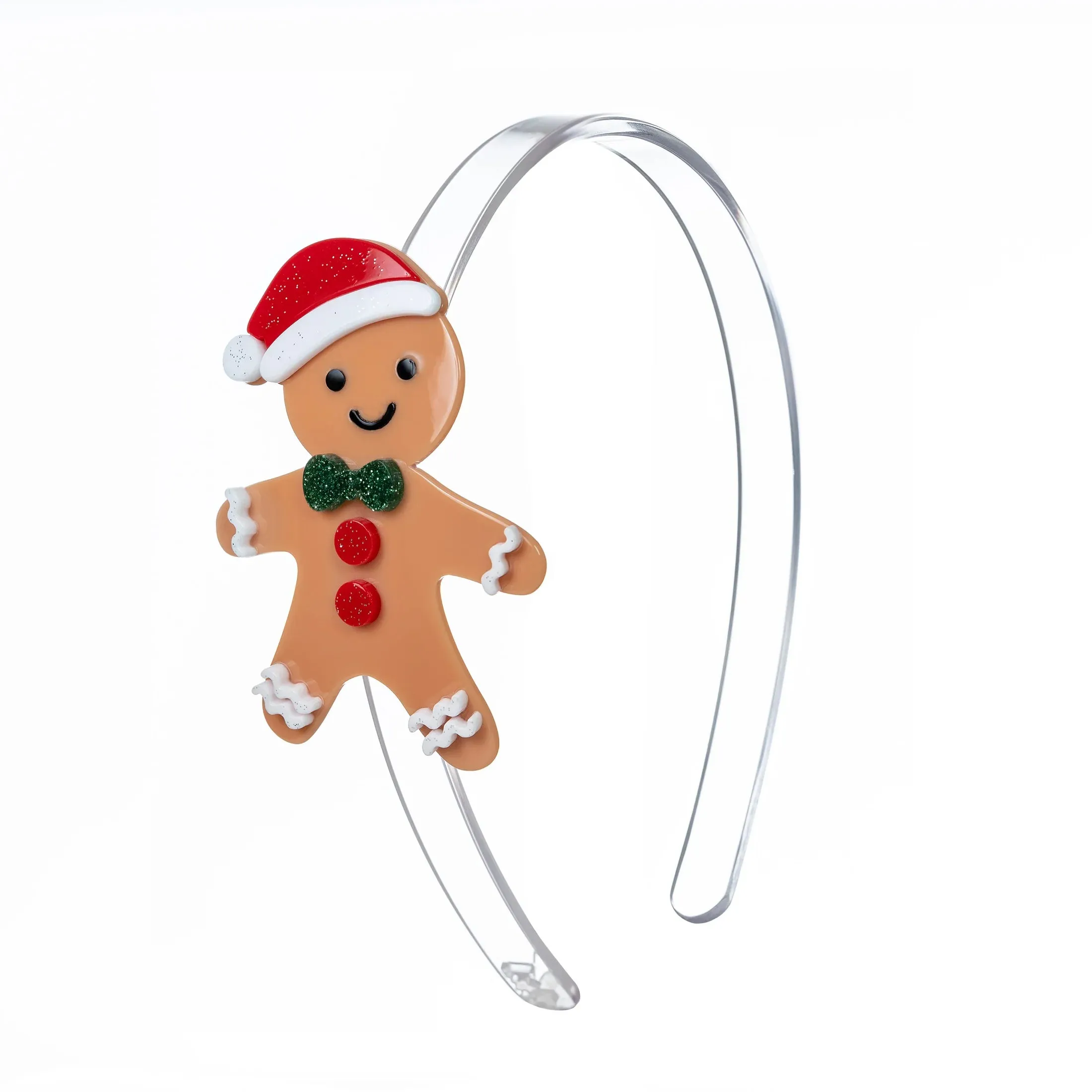 Happy Gingerbread Boy Cookie Headband