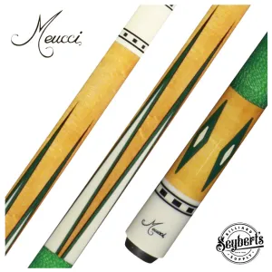 Meucci EC7G Economy Pool Cue 7 Green Pool Cue with Pro Shaft - EC7G