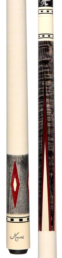 Meucci EC7R Economy Pool Cue 7 Red Pool Cue with Carbon Shaft - EC7REDC