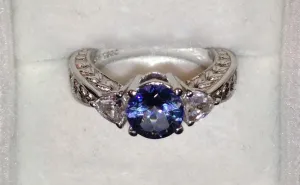 Mystic Neptune Garden Topaz Sterling Silver Ring
