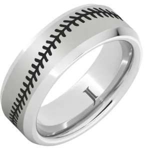 National Pastime Collection Serinium® Beveled Baseball Ring