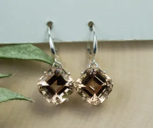 Topaz Earrings; Natural Untreated Ukraine Topaz; 15.10cts